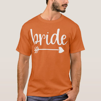 Camiseta Noiva Flecha Engraçada Festa de Casamento e Bachel
