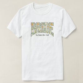 Camiseta Noiva Floral Retro Festa de Despedida de Solteira