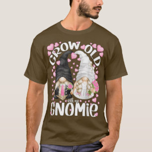 Camiseta Noiva Fofa e Gnomos do Noivo Citação - Envelhecer