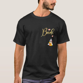 Camiseta Noiva Galinha Engraçada Véu de Noiva Despedida de