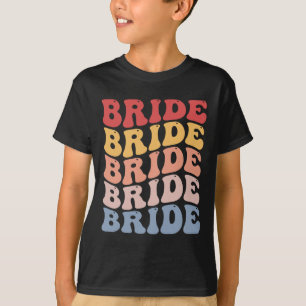 Camiseta Noiva Groovy Bridal Festa de Despedida Solteira 