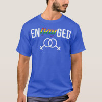 Noiva LGBT Lésbica Casamento EnGAYged Feminino