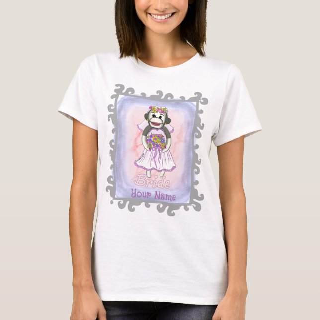 Camiseta Noiva Macaco de Meia (Frente)