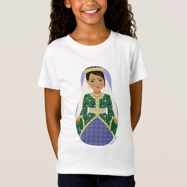 Camiseta Noiva marroquina Matryoshka Girls' (Frente)