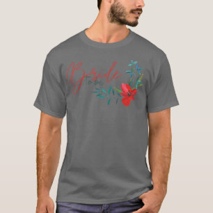 Camiseta Noiva Mulher Para Ser Desenho Floral Festa de Casa
