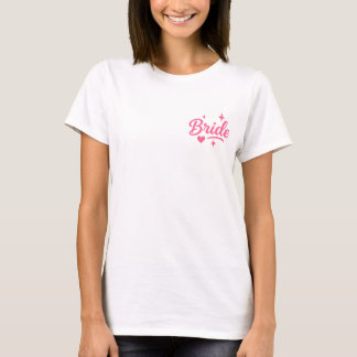 Camiseta Noiva Neon Rosa