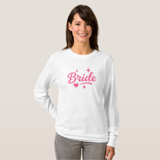 Camiseta Noiva Neon Rosa