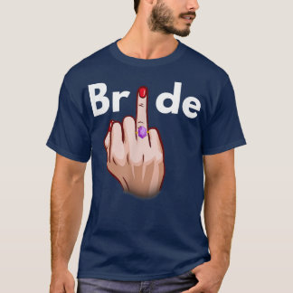 Camiseta Noiva Noivado de Dedo Noivo Bachelorrette