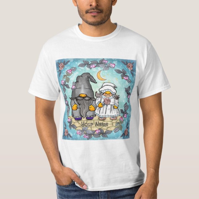 Camiseta Noiva & Noivo gnomo  (Frente)