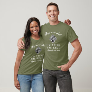 Camiseta Noiva Noivo Solteirão Solteira Código QR Moderno