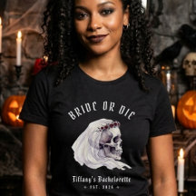 Noiva ou Morra Crânio de Esqueleto Halloween Despe
