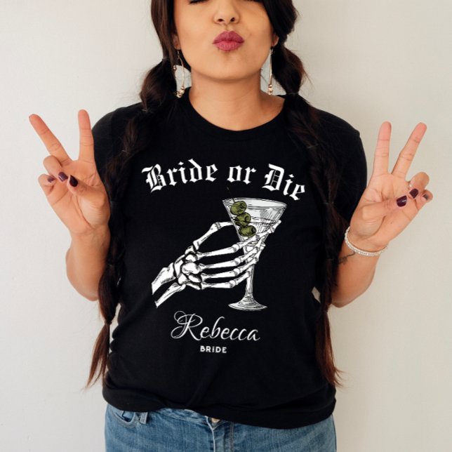Camiseta Noiva Ou Morre Até Morte Fizermos Bachelorette (Criador carregado)