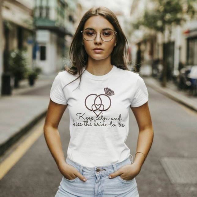 Camiseta Noiva para ser mulher de solteira noiva de casamen (Criador carregado)