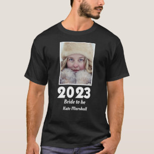 Camiseta Noiva personalizada de 2023 para ser fotográfica