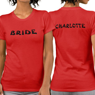 Camiseta Noiva Personalizada de Despedida de Solteira Verme