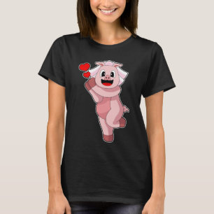 Camiseta Noiva Porca Coração Casamento