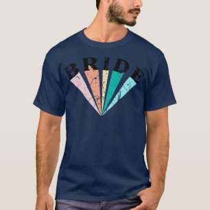 Camiseta Noiva Retro Fofa Dama de Honra Festa de Despedida