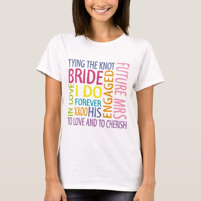 Camiseta Noiva Sentiments Wedding (Frente)
