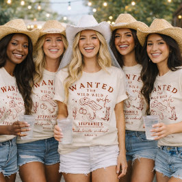 Camiseta Noiva Solteira Vermelha Selvagem Festa de Despedid