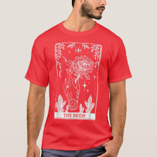 Camiseta Noiva Tarot Lua de Mel Casamento Gótico Despedida 