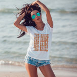 Camiseta Noiva Terracotta - Partido Bridal Correspondente P<br><div class="desc">Você está procurando uma maneira única e divertida de comemorar sua festa de solteira? Por que não ir com um tema de camiseta personalizado? Com o nosso retrô, a camiseta roxa personalizada da Noiva, você pode fazer com que toda a sua festa noiva tenha um estilo! Esta camisa não será...</div>
