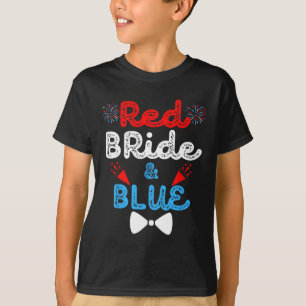 Camiseta Noiva Vermelha E Casamento Engraçado De Casamento