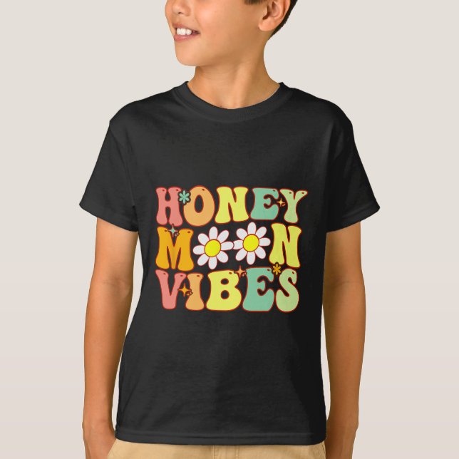 Camiseta Noiva Vibração Lua de Mel Groovy Chá de Noiva (Frente)