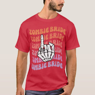 Camiseta Noiva Zumbi Até Que a Morte Nos Separe Despedida d