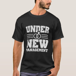 Camiseta Noivado De Casamento Com Novo Casamento De Gerenci