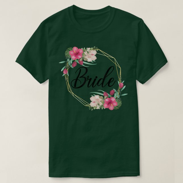 Camiseta Noivado de Flores de Noiva de 2022, eu disse sim (Frente do Design)