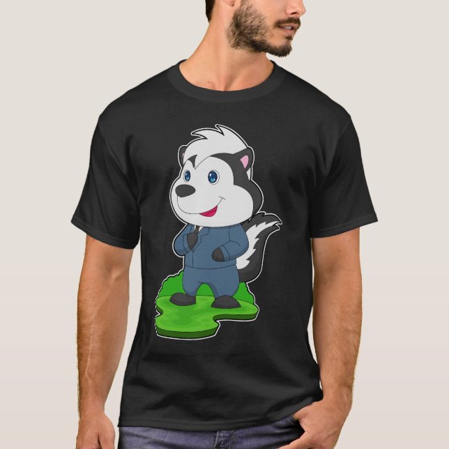 Camiseta Noivado de Skunk Groom (Frente)