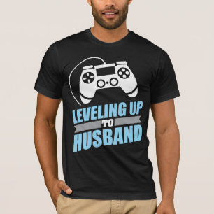 Camiseta Noivado do Gamer que nivela até o marido