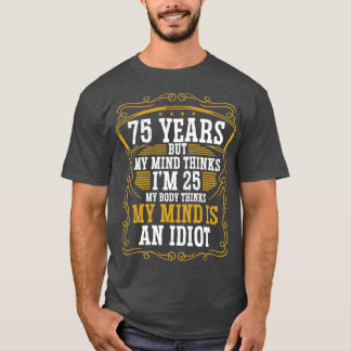 Camiseta Noivado Engraçado Ideia Humor 75 Anos