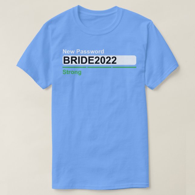 Camiseta Noivado Wedding Bride 2022 (Frente do Design)