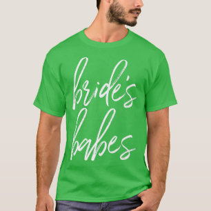 Camiseta Noivas Bebês  Damas de Honra Festa de Despedida de