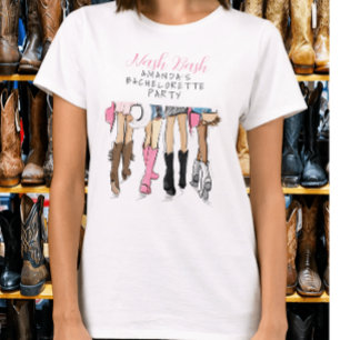 Camiseta Noivas do Nash Bash Fashion de Despedida de Soltei