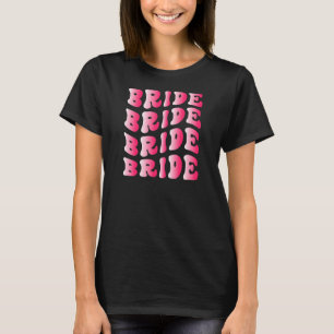 Camiseta Noivas Eu Faço Equipe Retro Despedida de Solteira 