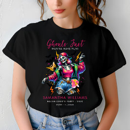 Camiseta Noivas Fantasmas Rosa Festa de Despedida de Soltei
