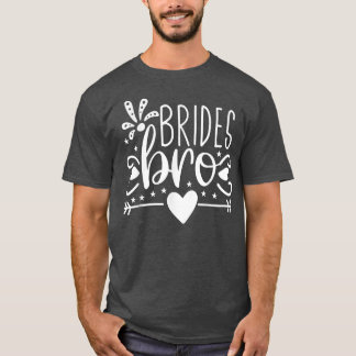 Camiseta Noivas Irmã Seta Coração Festa de Casamento E Bach