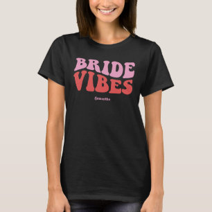 Camiseta Noivas Vibes Retro Personalizado Despedida de Solt