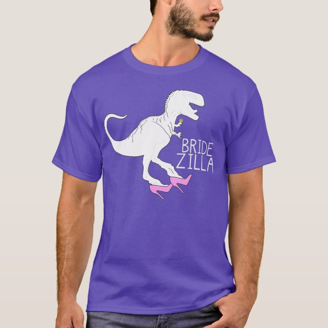 Camiseta NOIVAZILLA Presente Engraçado Para a Festa de Desp (Frente)