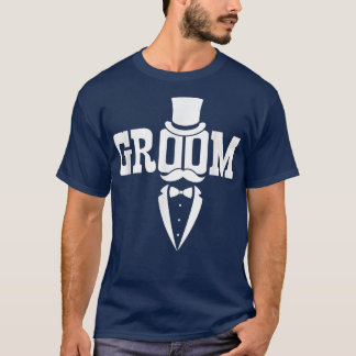 Camiseta Noivo Bigode Chapéu Casamento Despedida de Solteir