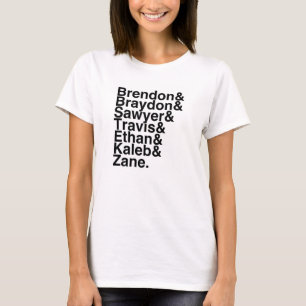 Camiseta Noivo Brendon do livro, Brayden, Sawyer, Travis.