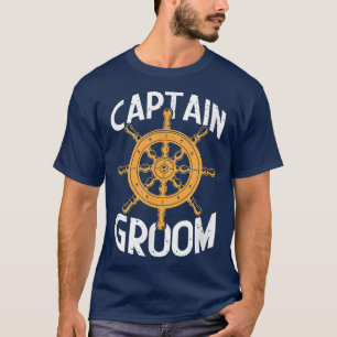 Camiseta Noivo Capitão Roupa Náutica Praia Cruzeiro Casamen