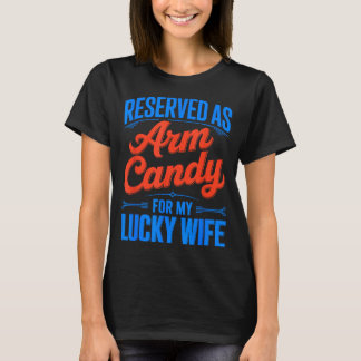 Camiseta Noivo casal de noivado reservado como enfeite para