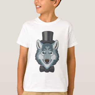 Camiseta Noivo como Lobo com Gravata Borboleta