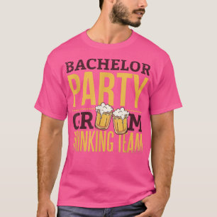 Camiseta Noivo da Festa de Despedida de Solteiro Equipe de 