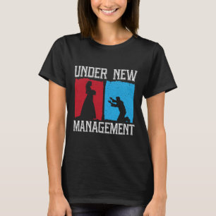 Camiseta Noivo de Casamento Festa de Solteiro Sob Nova Admi