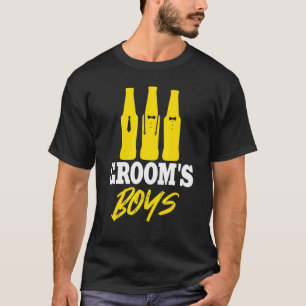 Camiseta Noivo Encoraja Amigos Melhor Homem Bachel