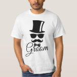 Camiseta Noivo engraçado<br><div class="desc">Design engraçado e clássico para homens,  principalmente para homens clássicos e hipsteres.</div>